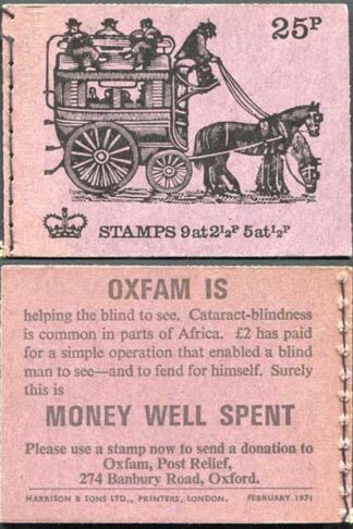 Mixed Page of 25p and 30p Booklets