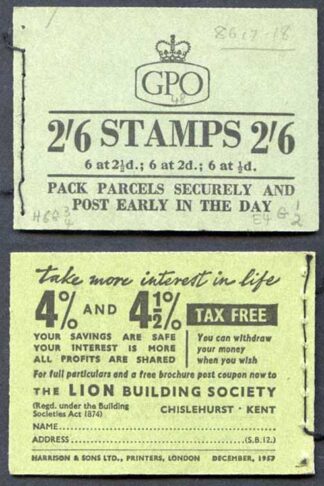 F61 2/6 Booklet Dec 1957