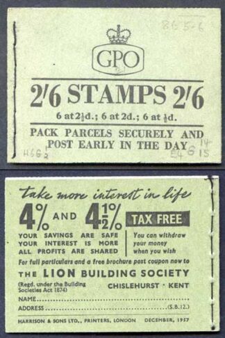 F61 2/6 Booklet Dec 1957