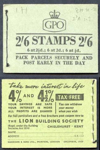 F61 2/6 Booklet Dec 1957