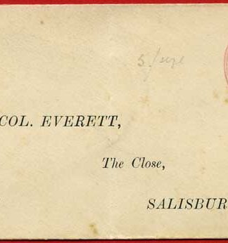 EP29 QV 1d Pink Envelope Size C Mint Printed Address