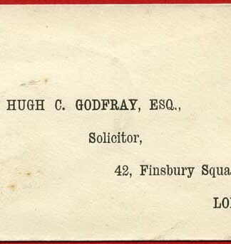 EP29 QV 1d Pink Envelope Size C Mint Printed Address