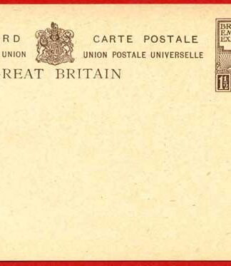 CP86 KGV 1 1/2d 1924 Wembley Post Office Issue Postcard Mint