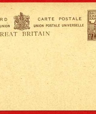 CP88 KGV 1 1/2d 1925 Wembley Post Office Issue Postcard Mint