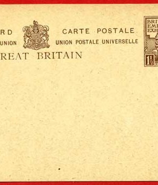 CP88 KGV 1 1/2d 1925 Wembley Post Office Issue Postcard Mint