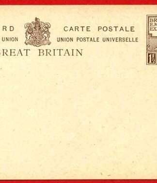 CP86 KGV 1 1/2d 1924 Wembley Post Office Issue Postcard Mint