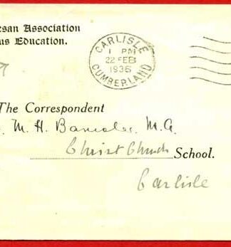 EP68 KGV 1/2d Green Envelope Size G Carlisle Diocesan Ass