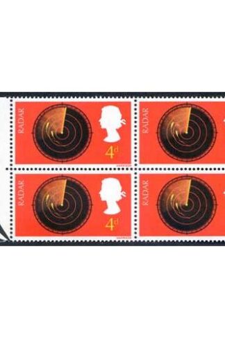 SG752a 1967 4d Discoverys with Broken Scale Variety Block of 4 U/M
