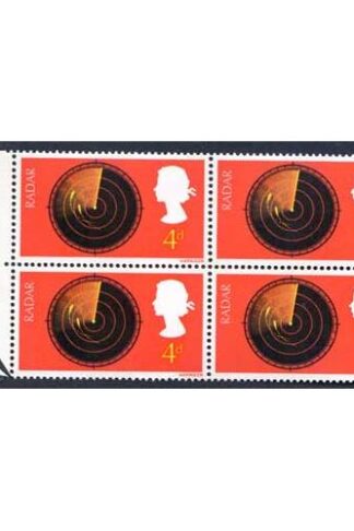 SG752a 1967 4d Discoverys with Broken Scale Variety Block of 4 U/M