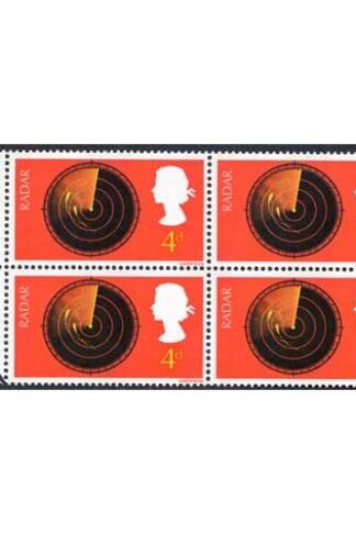 SG752a 1967 4d Discoverys with Broken Scale Variety Block of 4 U/M