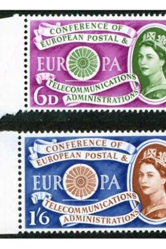 SG621/2 1960 Europa (Ordinary) Set U/M