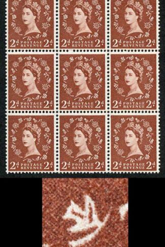 2d Light Red Brown S38 Dot in Top Daffodil 13/8 U/M (eBay 6)