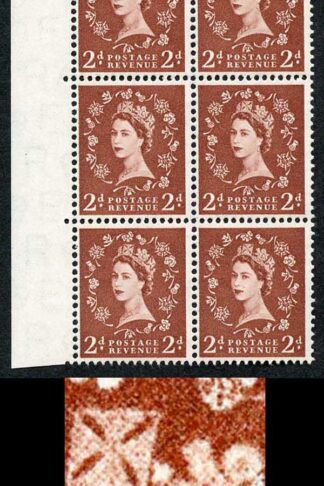 2d Light Red Brown S38 white Flaw Right of Crown U/M