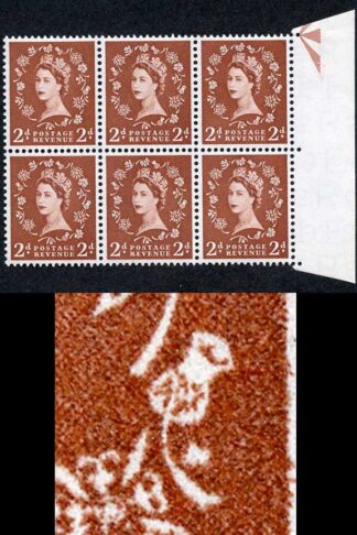 2d Light Red Brown S38q White Spot by Right Thistle U/M