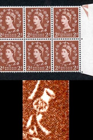 2d Light Red Brown Wilding Spec S38q White Spot by Right Thistle U/M (ebay 3)