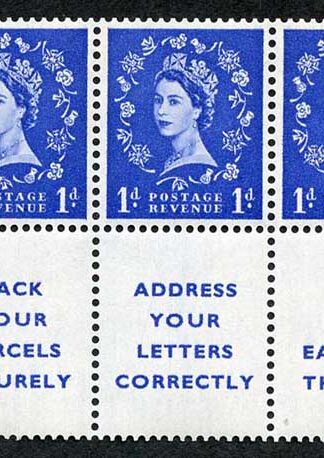 SB29 1d Se-tenant Post Early in the Day Wmk Edward Upright U/M