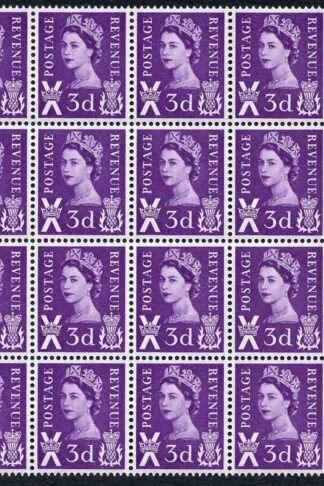 Scotland XS1 3d Cream Paper Block of 20 U/M