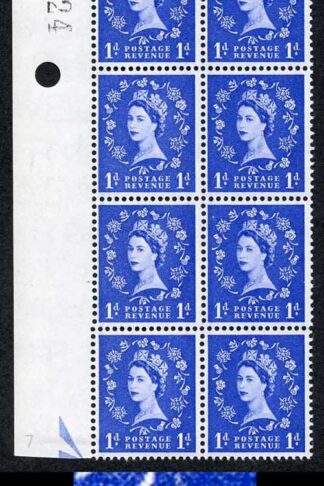 SpecS15a 1d 1st Graphite Block of 10 inc Thistle Flaw (ebay 2)