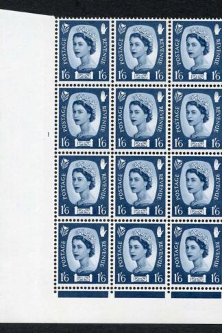 NI XN17 1/6 No Wmk Cyl Block 1 No Dot U/M