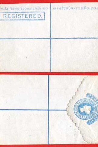 RP3 QV 2d Registered Envelope Size F Scalloped edge Mint Dated 21.2.78