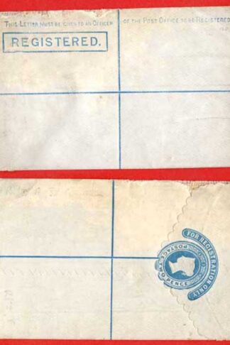 RP3 QV 2d Registered Envelope Size F Scalloped edge Mint Dated 8.2.78