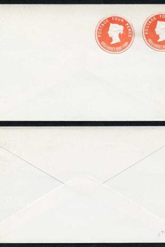 ESC69 QV 4d and 4d Compound Stamped to Order Envelope Dated 27.3.93 Mint