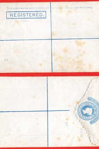 RP3 QV 2d Registered Envelope Size G Scalloped edge Mint Dated 8.3.78