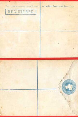 RP4 QV 2d Registered Envelope Size G Mint Dated 9.4.78