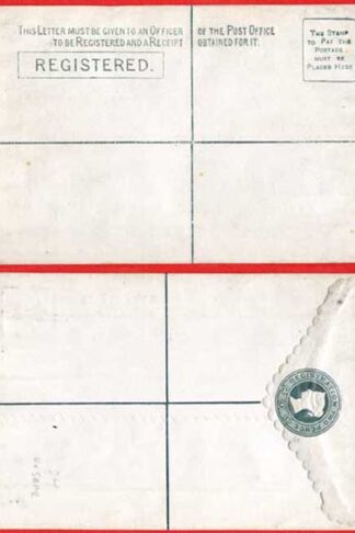 RP5 QV 2d Registered Envelope Size G Mint Dated 10.7.78