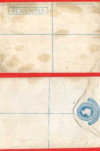 RP2 QV 2d Registered Envelope Size G Plain edge Mint Dated 19.12.77
