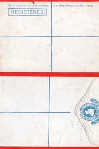 RP3 QV 2d Registered Envelope Size G Scalloped edge Mint Dated 13.3.78