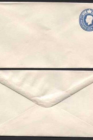ES67 KGVI 1d Blue Stamped to Order Envelope Mint