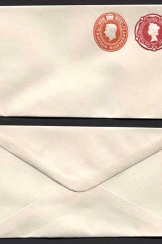 ESC974 QEII 2 1/2d and KGVI 1/2d Compound Envelope Mint