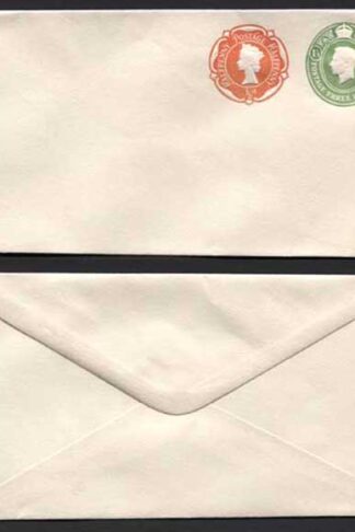 ESCP865 KGVI 1 1/2d and QEII 1/2d Compound Envelope Mint