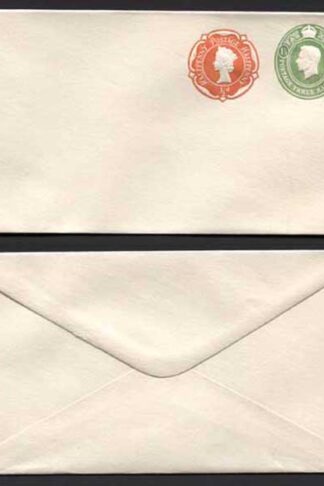 ESCP865 KGVI 1 1/2d and QEII 1/2d Compound Envelope Mint