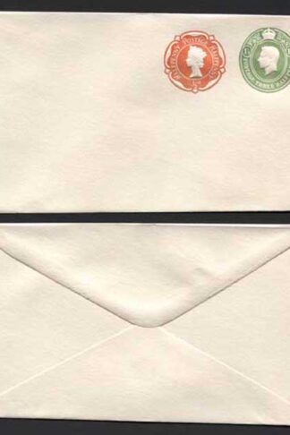 ESCP865 KGVI 1 1/2d and QEII 1/2d Compound Envelope Mint