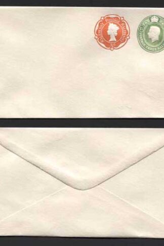 ESCP865 KGVI 1 1/2d and QEII 1/2d Compound Envelope Mint