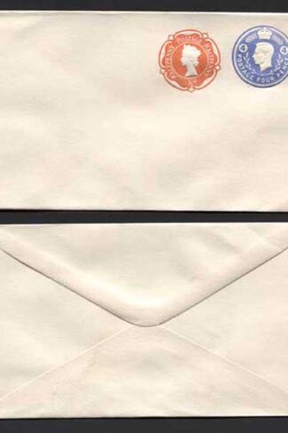 ESCP872 KGVI 4d and QEII 1/2d Compound Envelope Mint