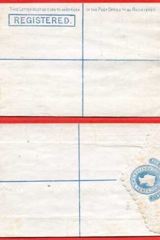 RP3 QV 2d Registered (Sans serif) Scalloped Edge 13.3.78 Size G with Imprint