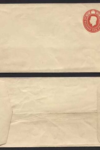 EP75 KGVI 1d Carmine Post Office Issue Envelope Size G Mint