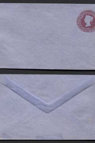 ES3 QV 3d Carmine Stamped to Order Envelope Mint