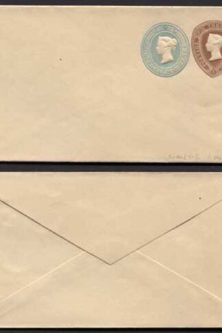 ESC34 QV 1 1/2d Brown (6.6.78) 2d Blue 6.5.78) Compound Envelope Mint