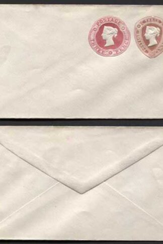 ESC36 QV 1 1/2d Brown (10.12.85) 3d Carmine (10.12.85) Compound Envelope Mint