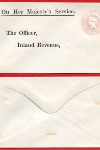 EO32 QV Penny Pink On Her Majestys Service to the Officer Inland Revenue SUPERB