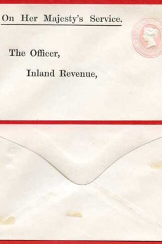 EO32 QV Penny Pink On Her Majestys Service to the Officer Inland Revenue SUPERB