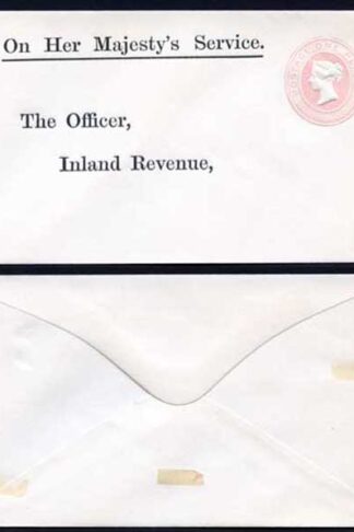 EO32 QV Penny Pink On Her Majestys Service to the Officer Inland Revenue SUPERB