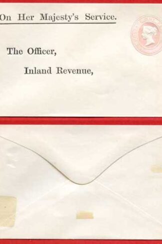 EO32 QV Penny Pink On Her Majestys Service to the Officer Inland Revenue SUPERB
