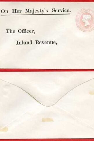 EO32 QV Penny Pink On Her Majestys Service to the Officer Inland Revenue SUPERB