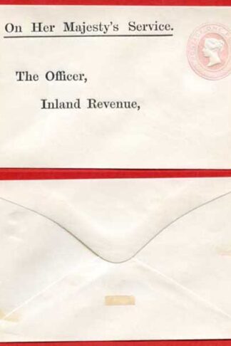 EO32 QV Penny Pink On Her Majestys Service to the Officer Inland Revenue SUPERB