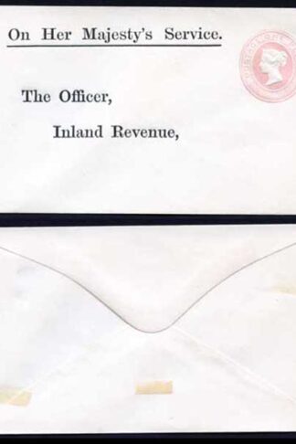 EO32 QV Penny Pink On Her Majestys Service to the Officer Inland Revenue SUPERB